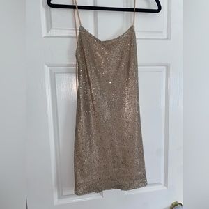Sequin Nasty Gal Dress. Never worn and still has tags!